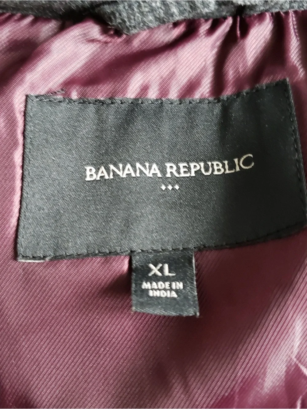 Banana Republic warm quilted